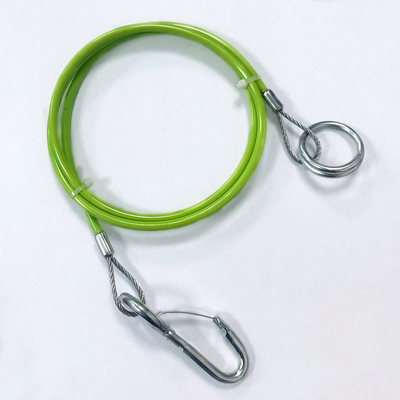 Wire Rope Eye To Eye Safety Cable Sling Stainless 316 For Security Lanyards