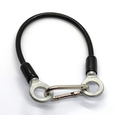 Galvanized rope coated PVC Stainless Steel Cable Sling Lifting With Eye Loop end