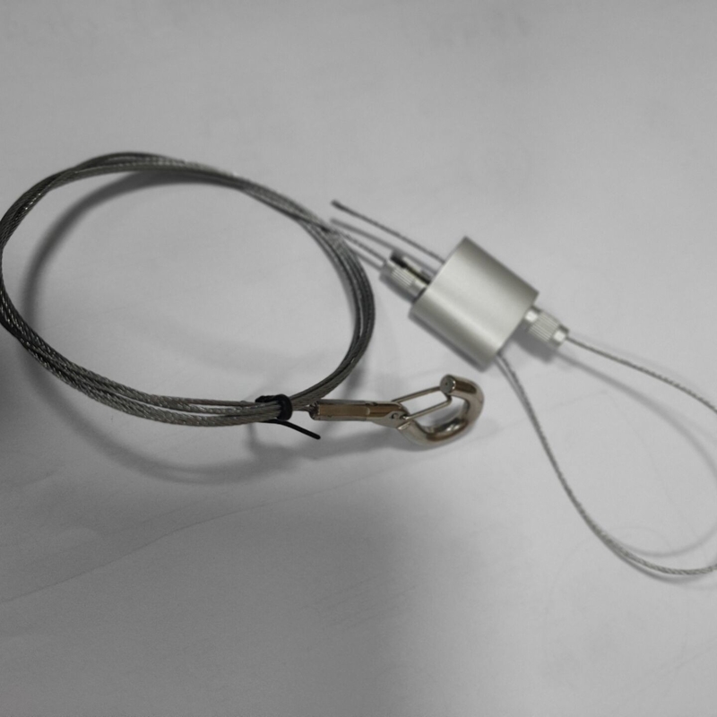 Suspension Cable UL E472804 Type R With Cable Looping Gripper And Wire Rope