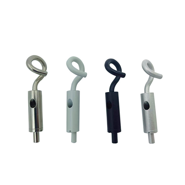 Custom Hanging Fitting Wire Rope Clip Suspension Kit Aircraft Brass Hook Cable Gripper For Display System