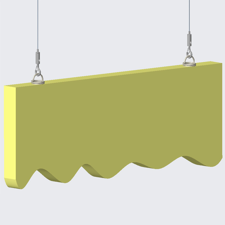 Helical spring anchor  connected to absorber anchor for the suspension kit soundproof plate