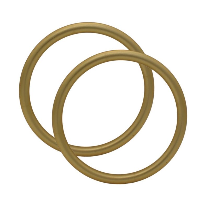 Matt Gold Anodizing Finish Aluminium Sling Rings Adjustable