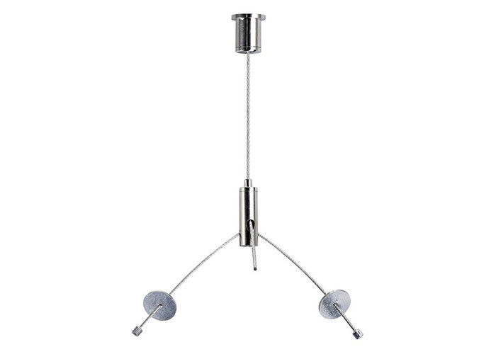 Pre Drilled Hanging Lamp Kit , Pendant Light Cable Kit For Artwork / Shelves
