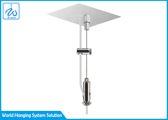 Lightweight Ceiling Light Suspension Kit For Aluminium Profiles 7 X 7 Construction