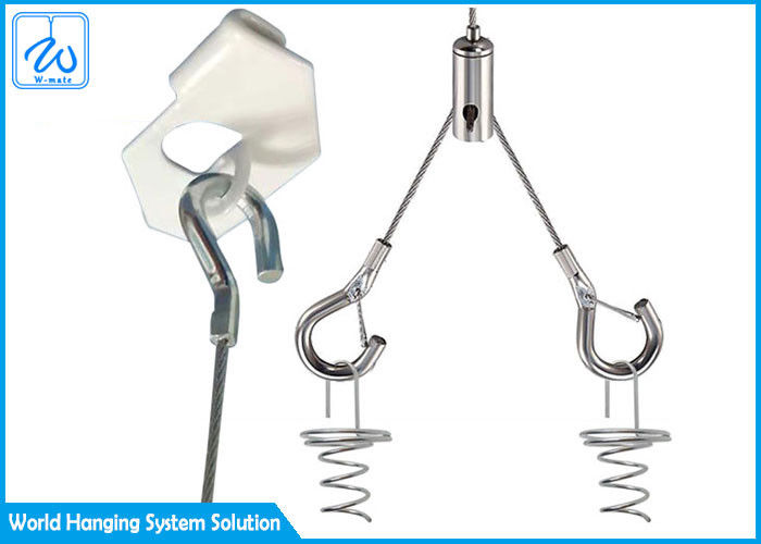 One To Two Cable Grippers Metal Suspension System , Durable Drop Ceiling Suspension System