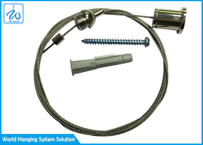 Custom Made Cable Suspension Kit / Led Panel Light Suspension Kit Brass + Steel