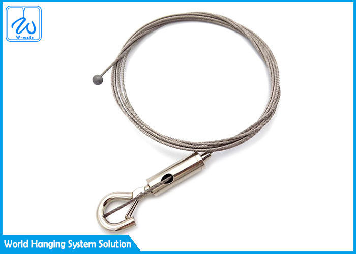Galvanized Hooks Wire Suspension Hanging Kit For LED Track Lighting