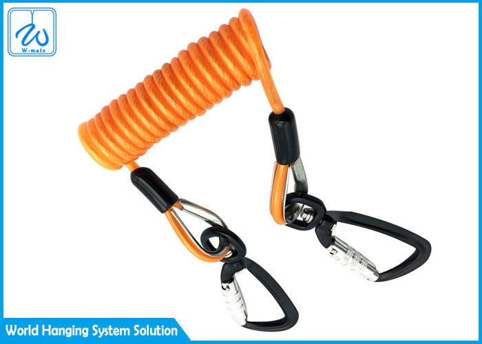 Vinyl Coated Retractable Extension Spring Safety Cable