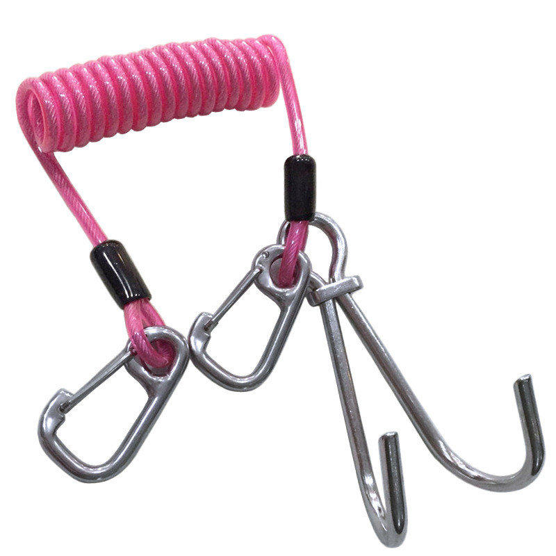 Retractable Tool Lanyard Fishing Coiled Lanyard Heavy Duty Safety Rope