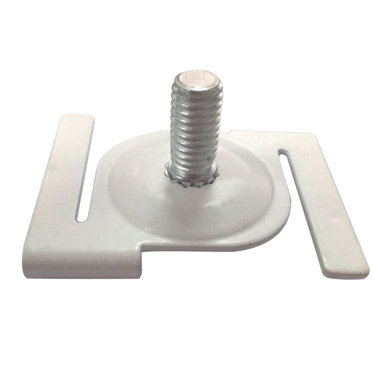 Custom Steel T-Bar Ceiling Clips for Suspended Lighting Systems