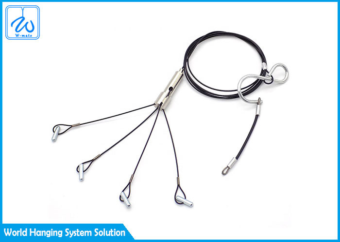 Stainless Steel Wire Rope Cable Suspension Kits For Architectural Lighting