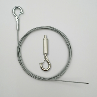 Acoustic Panel Hanging System With Adjustable Spiral Anchor 1.5mm Wire Rope