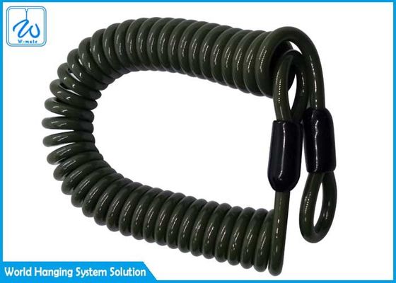 Spring Coil Tools Safety Lanyard For Steeplejack Working At Heights