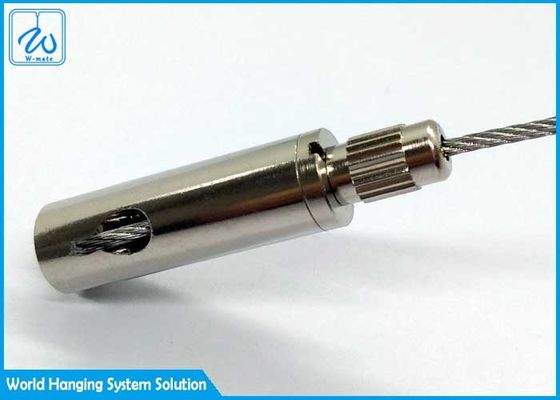 Natural Anodized Aircraft Cable Brass Gripper With M6 Lock Nuts Included