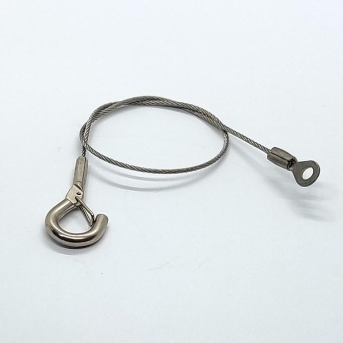 Stainless Steel Wire Rope Eyelet Fittings With Hanging Hook Tools
