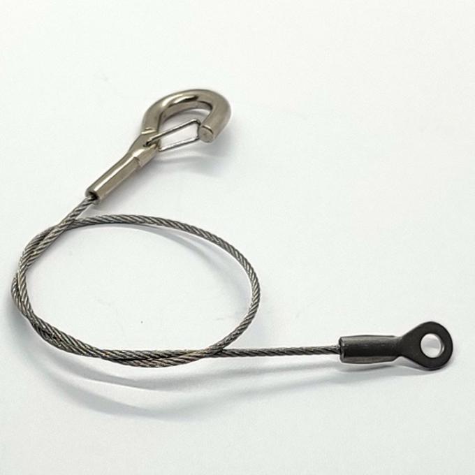 Stainless Steel Wire Rope Eyelet Fittings With Hanging Hook Tools